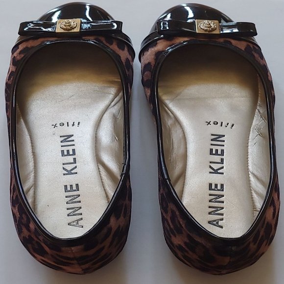 Anne Klein Tarly Leopard Animal Print Flats Size 7.5 - Picture 2 of 3
